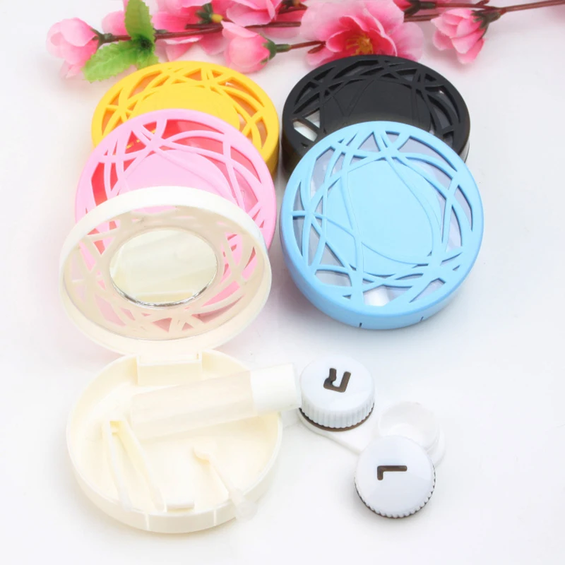 2017 New Bird's Nest Special Shape Contact Lens Box, Eye Companion Box