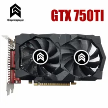 Графическая карта PCI-E 16X GTX750TI 2G DDR5 для nVIDIA Geforce чип компьютерная видеокарта ПК