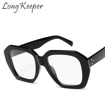 

Long Keeper Sunglasses Women Men Square Sun Glasses Mirror Eyewear Eyeglasses Spectacles Shade PC Clear Lens UV400 Fashion 10PCS
