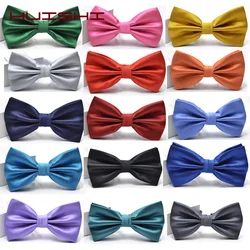 HUISHI Polyester Men Bow tie Fashion Wedding Party Men Women Solid Color Cravat Butterfly Polyester Bowtie Male Dress Shirt Gift HUISHI Polyester Men Bow tie Fashion Wedding Party Men Women Solid Color Cravat Butterfly Polyester Bowtie Male Dress Shirt Gift