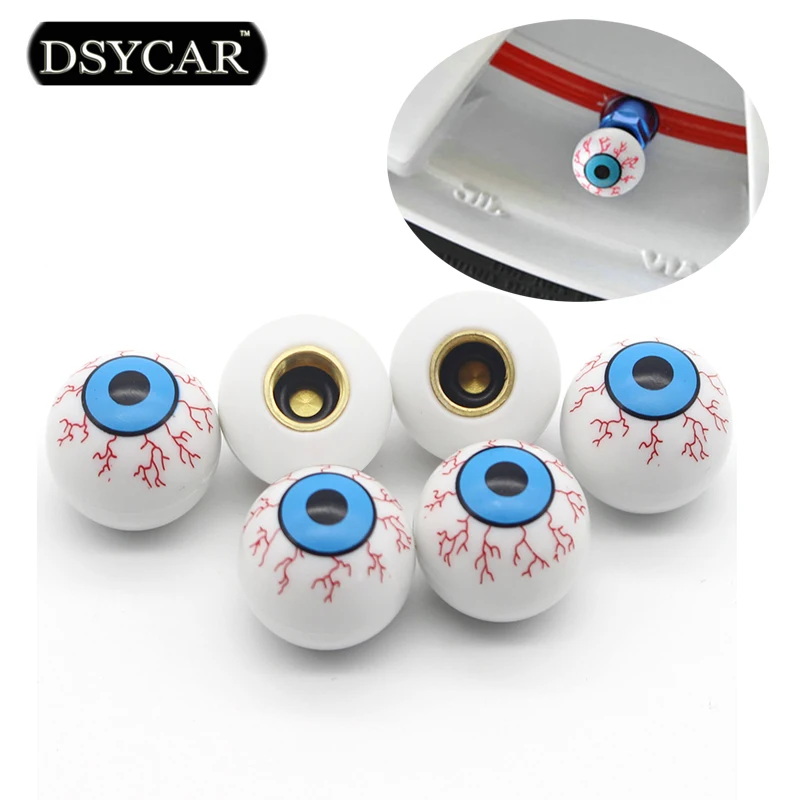 

DSYCAR 4Pcs/lot Universal Car Moto Bike Tire Wheel Valve Cap Dust cover Car Styling for Universal Cars Motorcycle Decorative