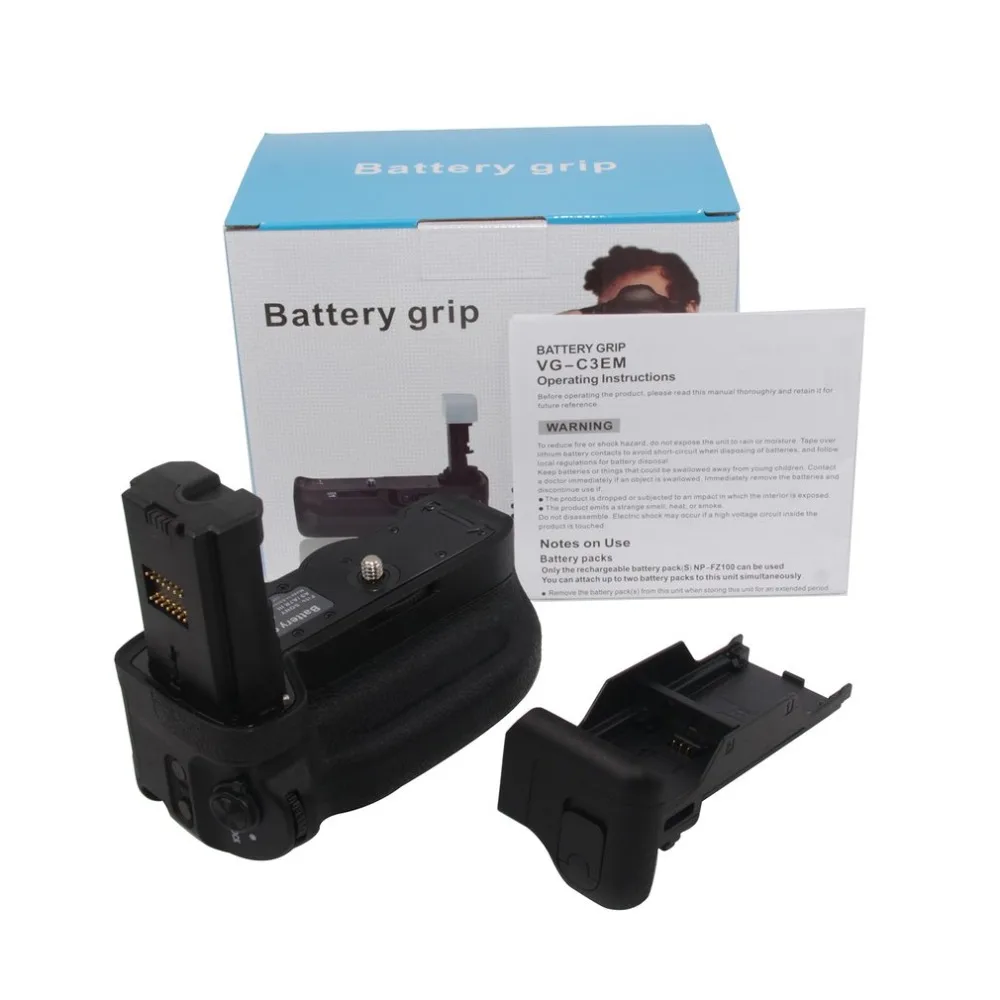 

Multifunctional Battery Holder VGC3EM Battery Grip For Sony A9 A7RIII a7iii a7r3 Hold NP-FZ100 Battery Vertical-shooting