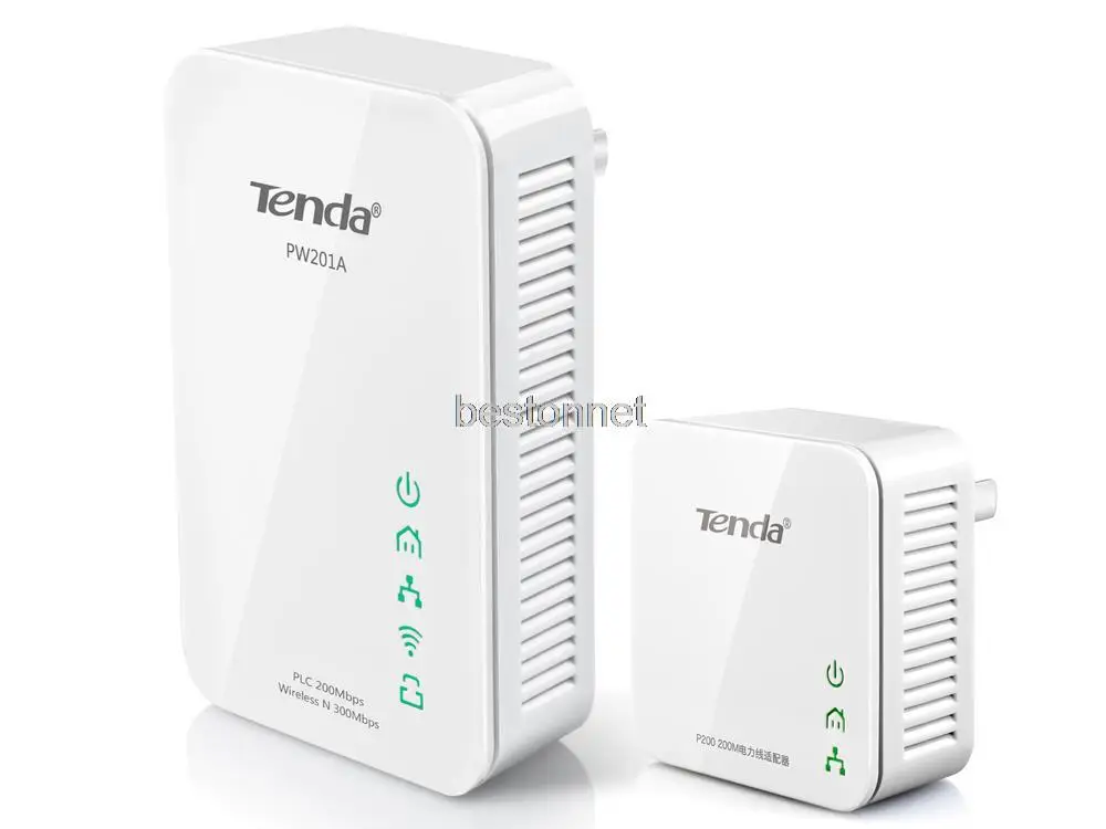 Tenda PW201A + P200 KIT 300Mbps Wireless N Powerline Adapter