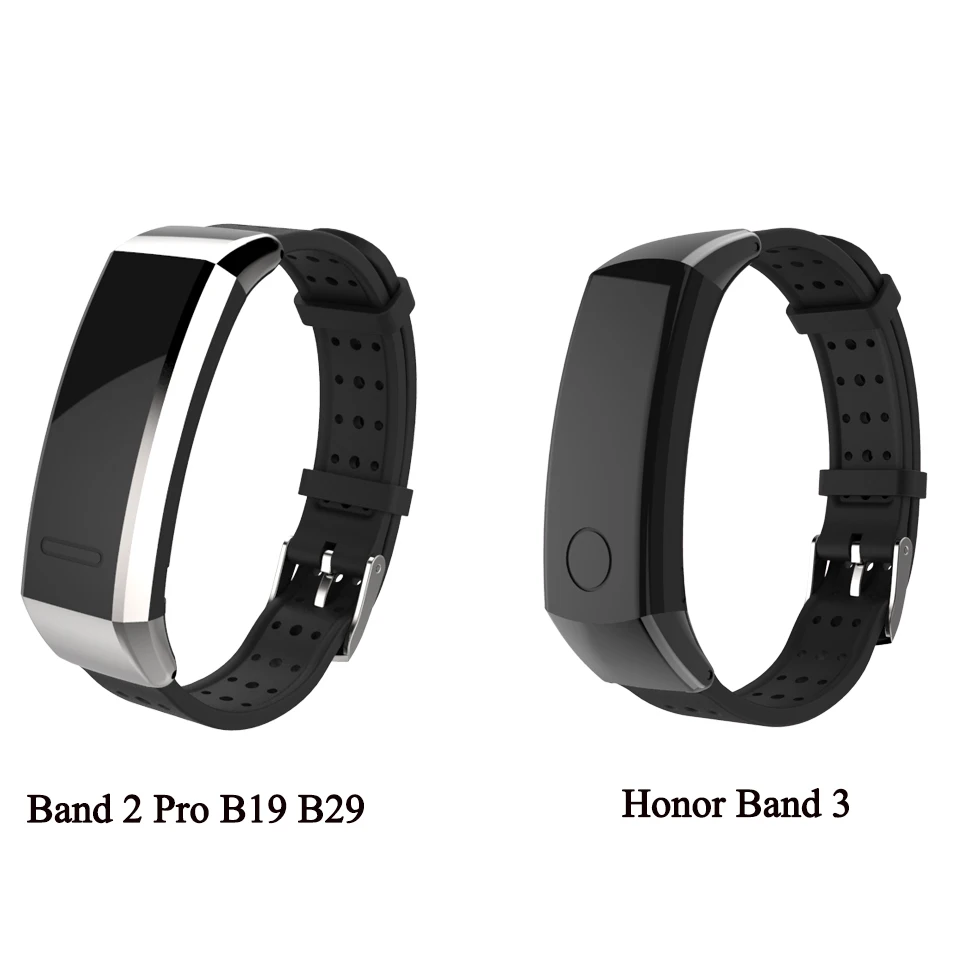 Ремешок на запястье для huawei Honor Band 3, Смарт-часы, Пряжка из нержавеющей стали, напульсники, браслет для huawei Sport Band 2 Pro B19 B29