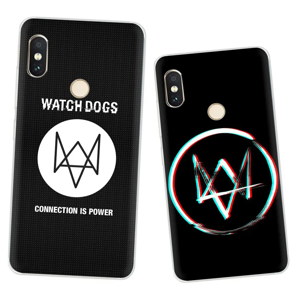 Жесткий чехол для телефона Watch Dogs Xiaomi Mi MAX 3 9 8 SE 6 5S A2 Lite Mix 2S A1/5X A2/6X F1 9T CC9e A3 pro|Бамперы|