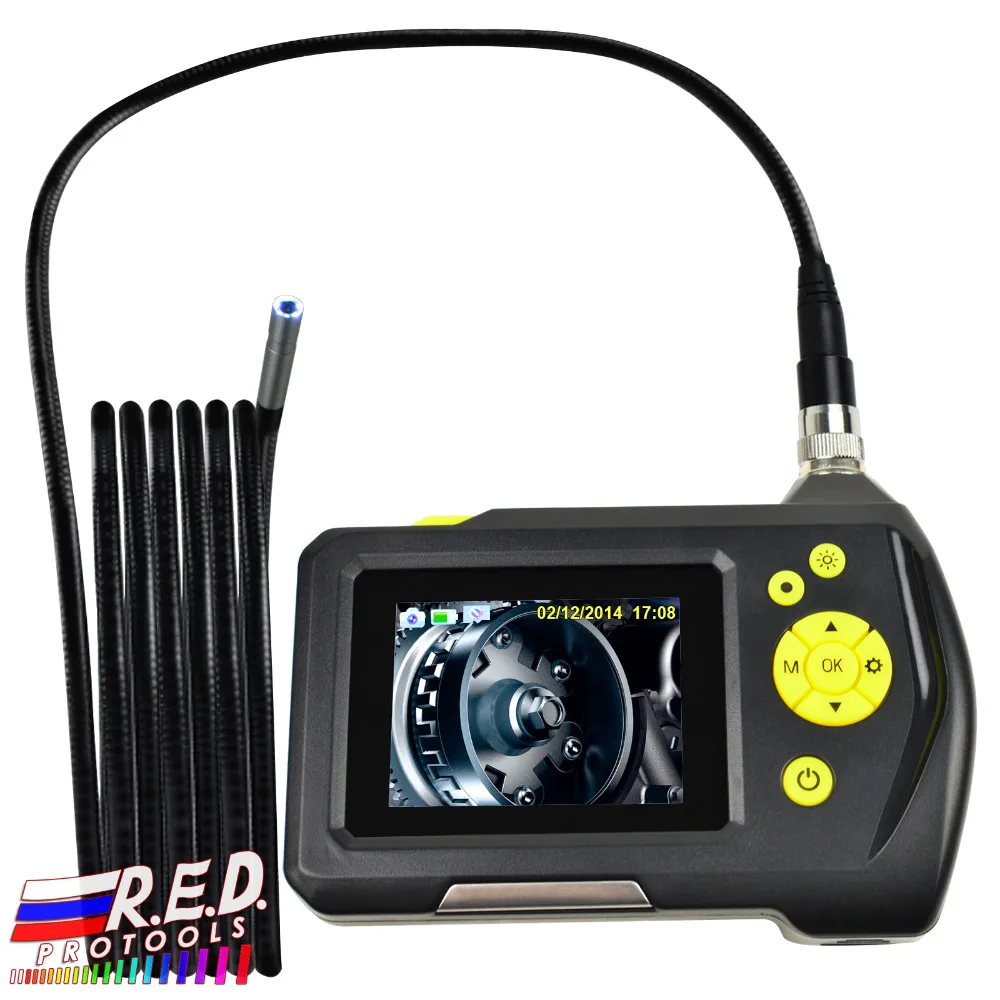 

8.2mm Digital Waterproof Endoscope Handheld Digital Inspection Camera System with 3 Meter Cable and 2.7 inch Screen Monitor