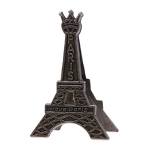 Vintage Eiffel Tower Paris Metal Memo Paper Clip For Message Decoration Photo
