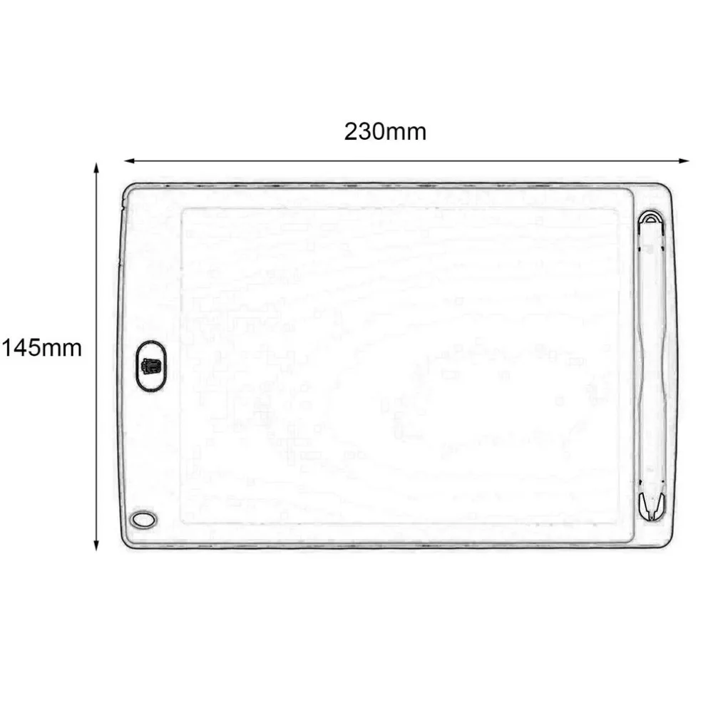 8,5 дюйма ЖК-экран блокнот для письма цифровой блокнот для рисования почерк доска портативная электрическая плата для Дома Офиса поставка