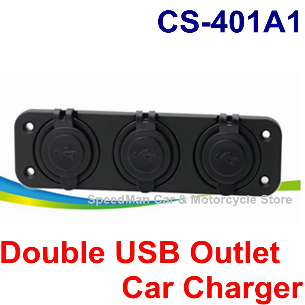 New Arrival WUPP CS 401A1 Double USB Outlet Car Charger 12V 2A Electric