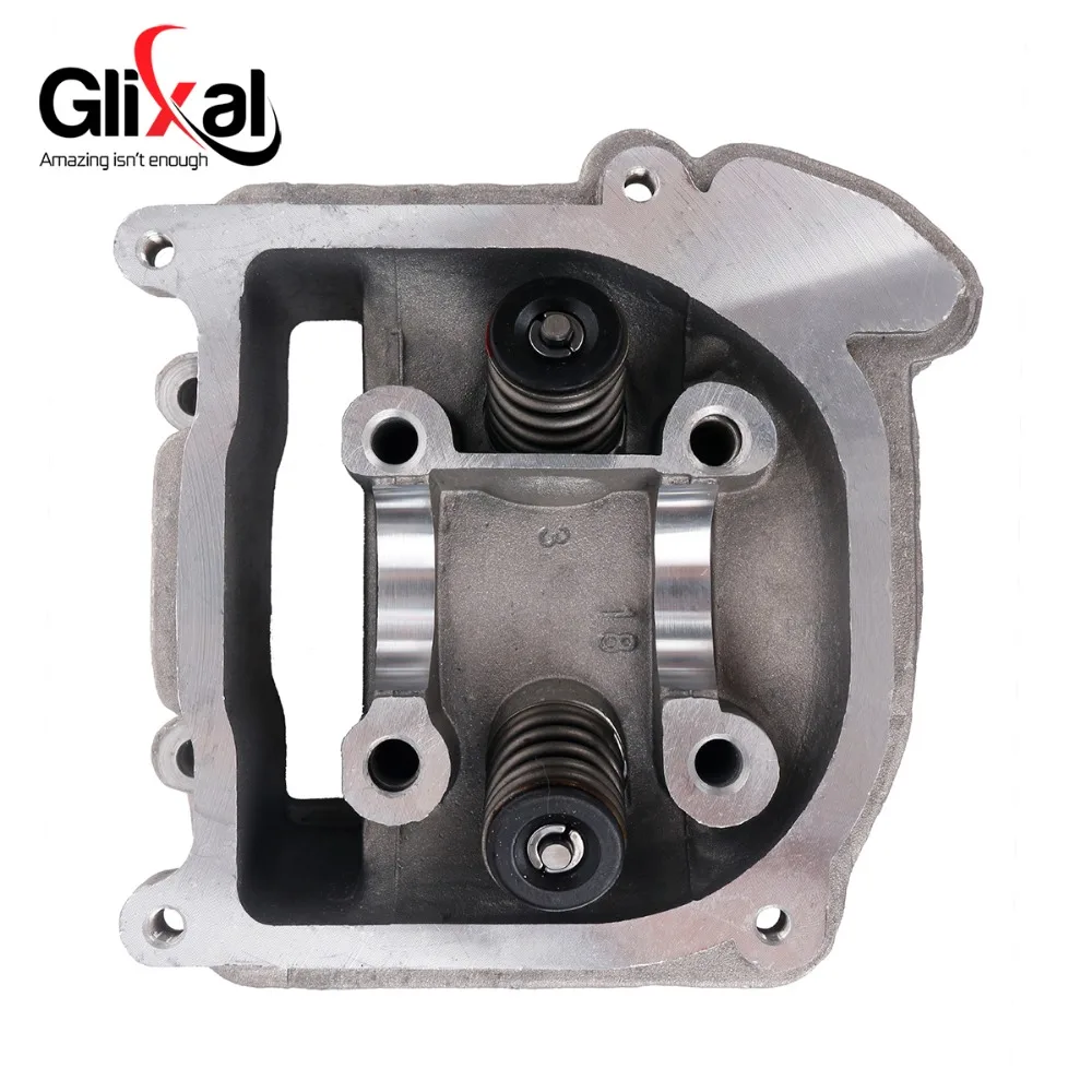 Glixal GY6 72cc 80cc 47 мм Головка блока цилиндров в сборе для 139QMB 139QMA Roketa Qingqi ZNEN Скутер мопед ATV(клапан 69 мм