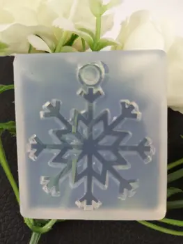 

New Snowflake Silicone Mold DIY Pendant Jewelry Resin Casting Mould Craft Tool