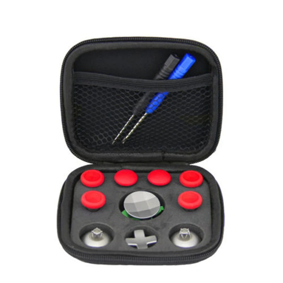 

11Pcs Magnetic Buttons Thumbsticks For Xbox One Elite Wireless Controller for Sony PS4 Replacement Joystick Parts Set with Tools