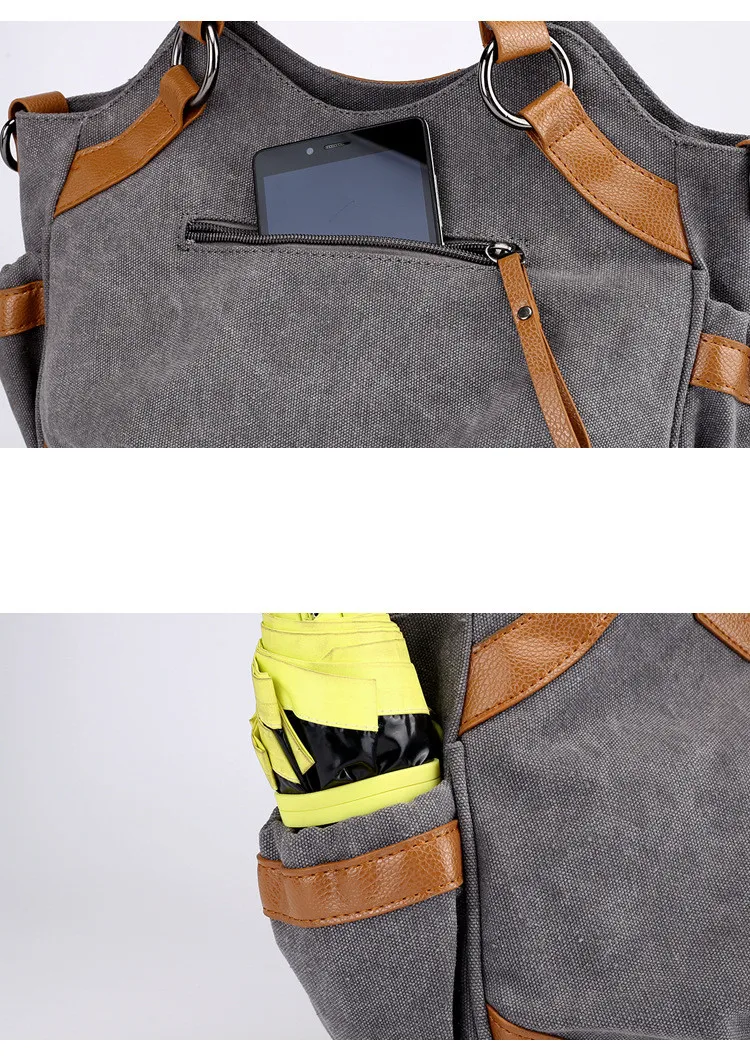 2019 брендовая холщовая Сумочка для женщин винтажные сумки через плечо для женщин сумки через плечо дизайнерские ретро женские сумки