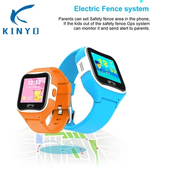 

New Smartwatch SOS Call Electric security fence system Touch screen rufused to stranger Class forbidden smart watch wristwatch