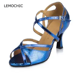 Lemochic взрослых женщин модель новый список Samba Танго Бальные танцы хорошее качество; хит продаж; классическая профессиональный Daning обувь