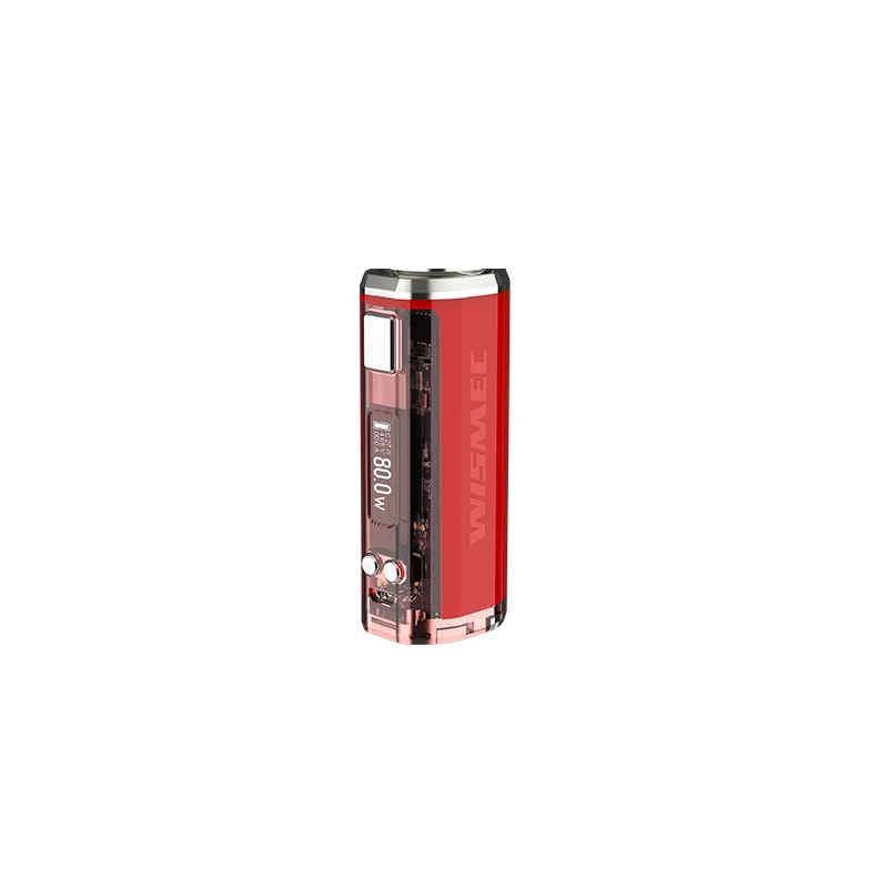 Оригинальный Wismec извилистые V80 мод коробка 80 Вт V8 поддержка Amor NSE танк RDA RBA RTA вейп