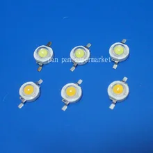 10 шт. настоящий полный ватт CREE 1 Вт 3 Вт Высокая мощность светодиодный лампочка диоды SMD 110-120LM светодиодный s чип для 3 Вт-18 Вт Точечный светильник