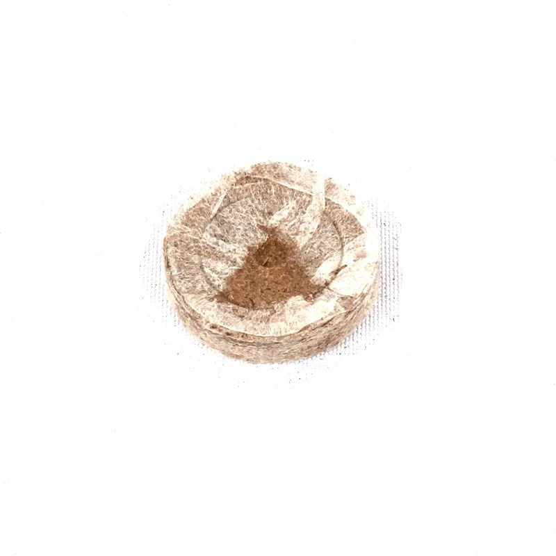 100pcs Dia 38mm Green Thumb Flower Pots Nursery Seedling Soil Block Peat Pellets Seed Starting Plugs Garden Tool Seeds Starter