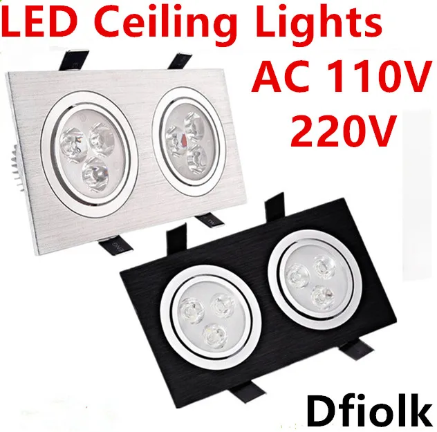 

New High Power Lampada led bulbs 6W 10W 14Wled Ceiling dimmable Epistar LED ceiling lamp Recessed Spot light Downlight 110V-220V