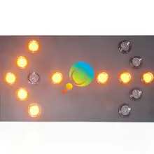 Дизайн высокого качества водонепроницаемый 1200*600 мм алюминиевый дорожный светодиодный указатель со стелкой