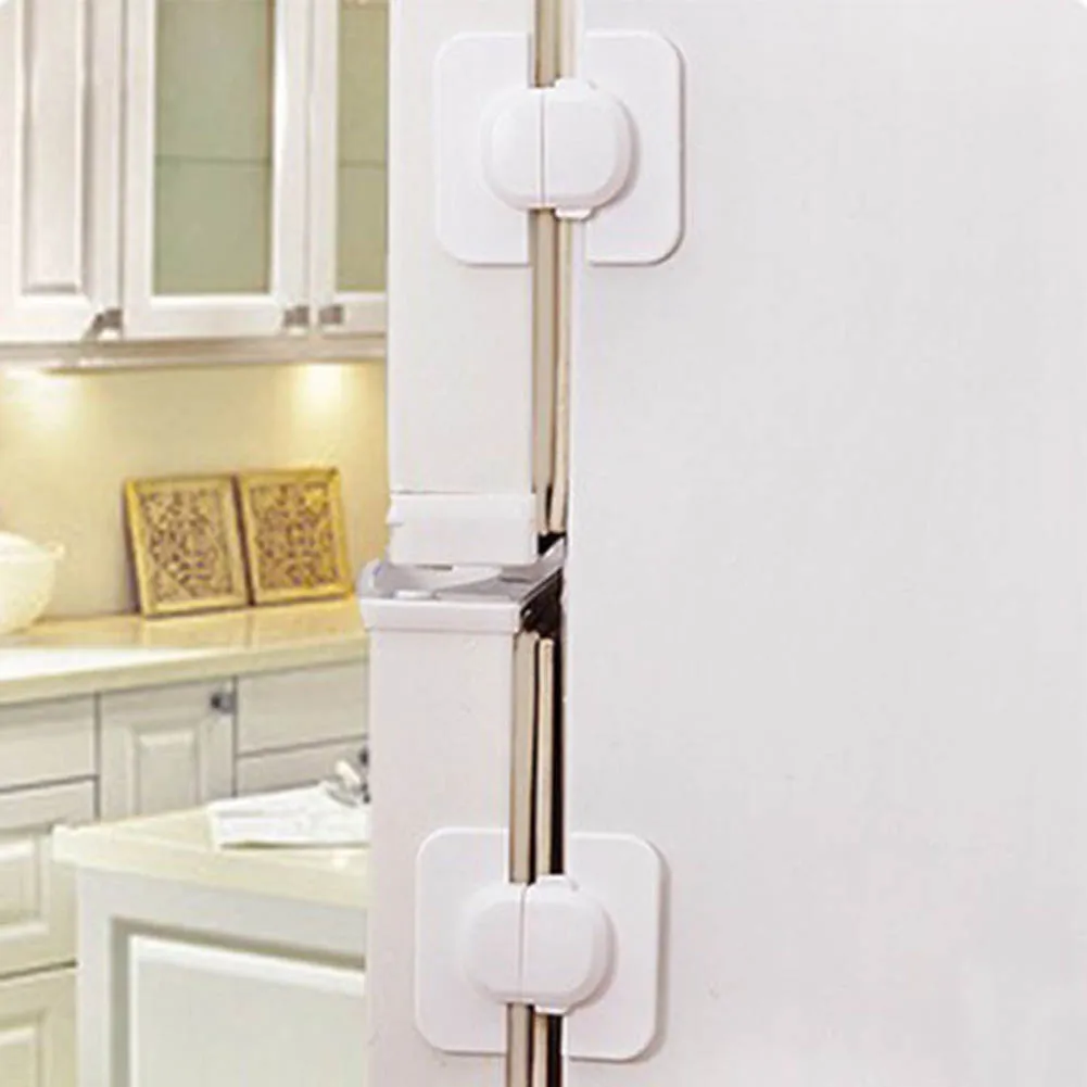 

Kids Child Baby Door Fridge ABS Safety Lock Cupboard Cabinet Prevent Clamping ALI88