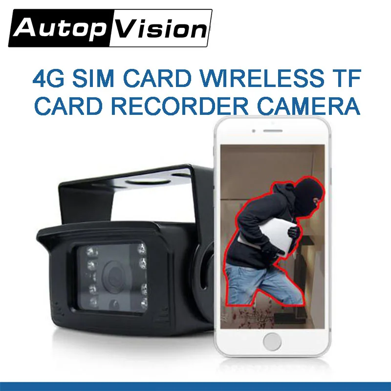 WF4G5 4G SIM-карта Беспроводная камера рекордер мини 720P 1080P уличная видеонаблюдения P2P