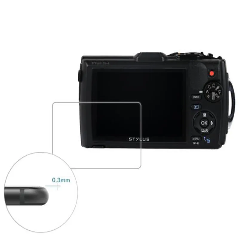Tempered Glass Protector for Olympus Tough TG3 TG-3 TG-4 TG4 TG5 TG-5 TG6 TG-6 iHS Camera LCD Screen Protective Film Protection |