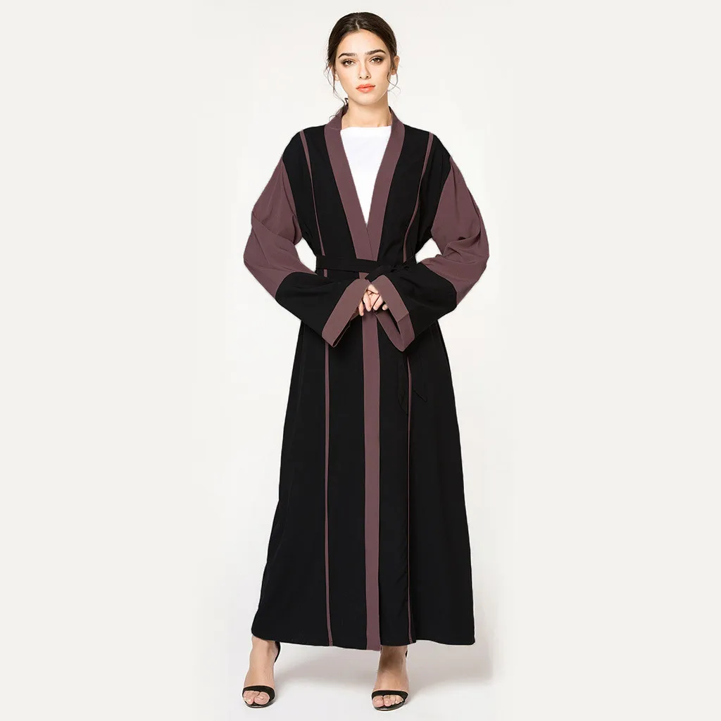 Абая для женщин мусульманская длинная Абая красивые мусульманские платья Ближний Восток длинное платье халат вышивка Абая Y525