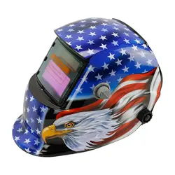 Сварочный шлем с солнечной батареей, авто затемняющий капюшон с регулируемым диапазоном теней 4/9-13 для Mig Tig Arc Сварочная маска (бандана с