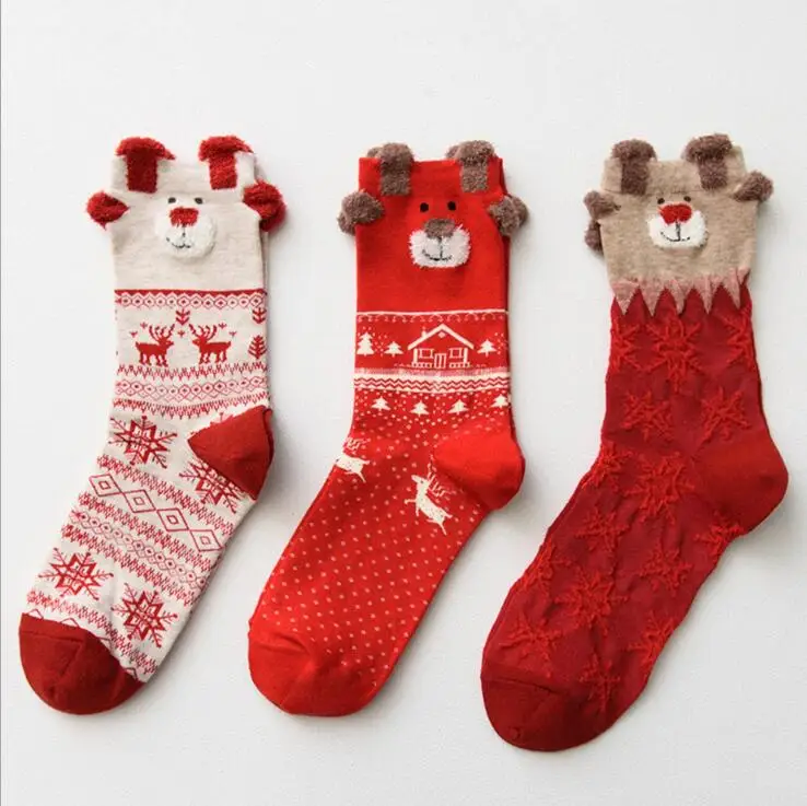 Download New 2017 Women Sock Winter Warm Christmas Gifts A pack of ...