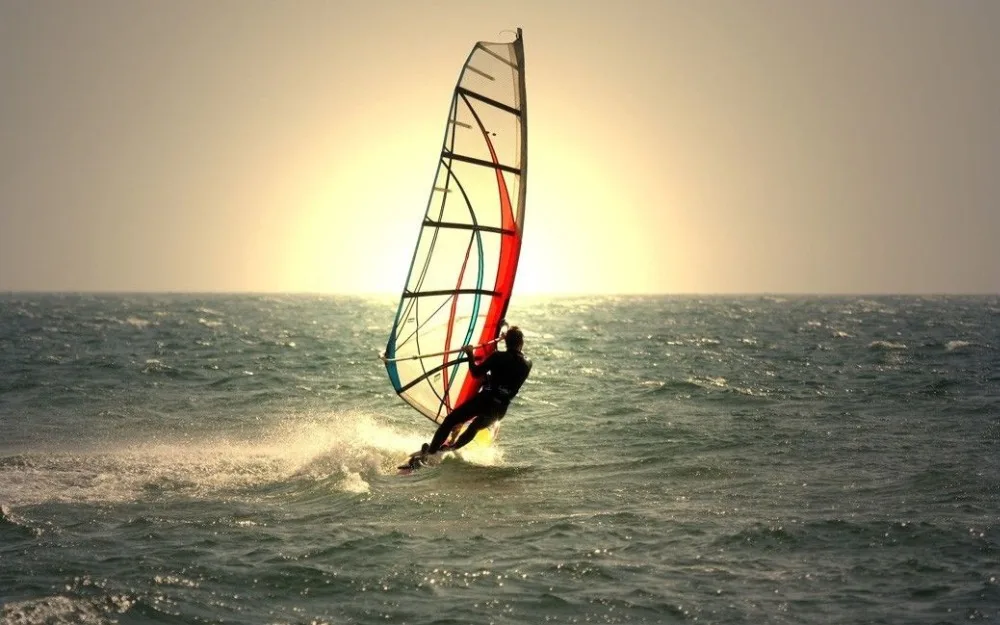 Home Decor Windsurfing Water Sport 1-Silk Art Poster Wall Sicker Decoration Gift