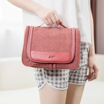 

Women's Hanging Toiletry Wash Cosmetic Bag Waterproof Makeup Storage Pouch Organizer Vanity Beautician Case Accessories Supplies