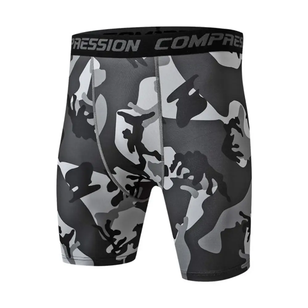 

High Men Bodybuilding Pants Fitness Workout Inseam Gyms Shorts Male Muscle Alive Elastic Compression Tights Trousers