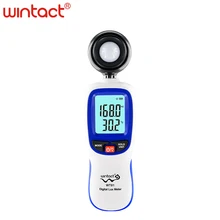 Цифровой светильник, Многофункциональный ручной измеритель освещенности, измеритель температуры с диапазоном до 200000 Люкс люксметр