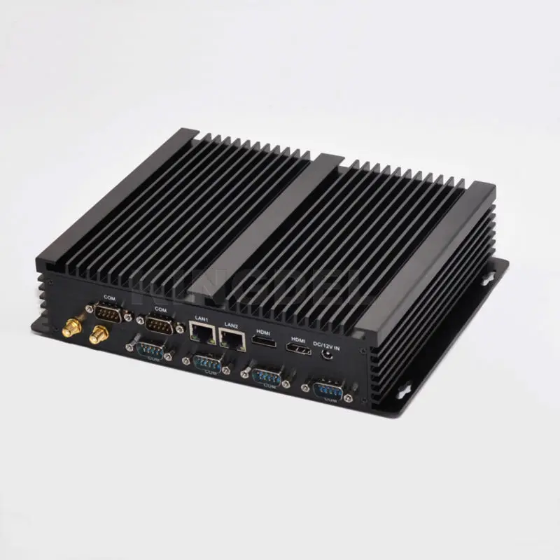 Мини ПК промышленный без вентилятора 8 ГБ ОЗУ mSATA SSD + HDD Intel i3 4010u 6 COM портов|mini industrial
