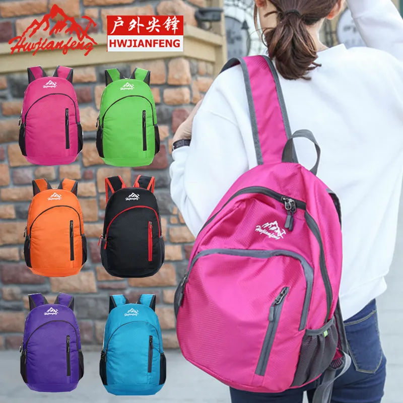 NEW Nylon waterproof folding Backpacks Travel bag Custom Folding Backpack Riding Backpack