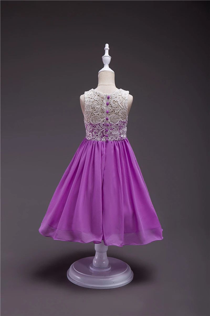 Girls Evening Dress 2018 Baby Girls Chiffon Birthday Tutu Costume Children Halloween Christmas Vestidos Girls Toddler Clothing (15)
