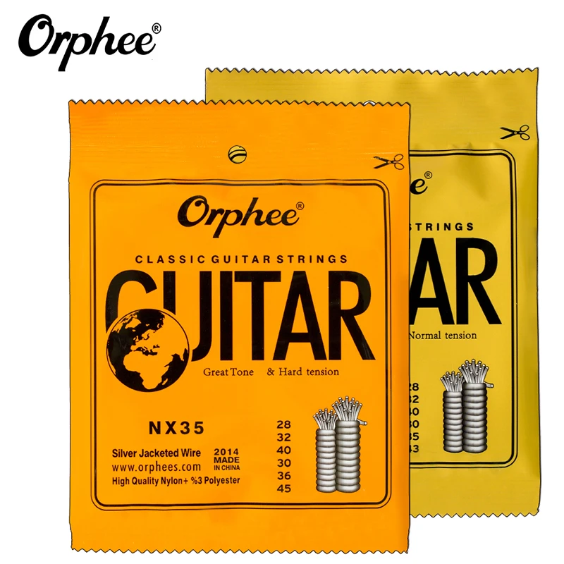 1 Set/ Original Orphee Classic Guitar Strings Nylon Wire + Silver