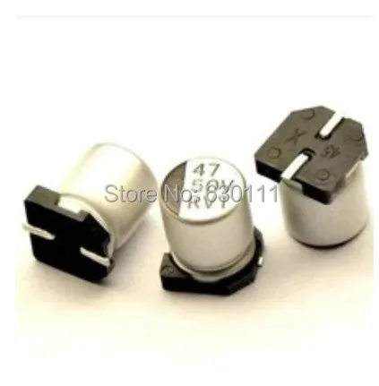 

High Quality SMD Aluminum Electrolytic Capacitor 50V 47UF 6.3*7.7MM (50PCS/Lot)