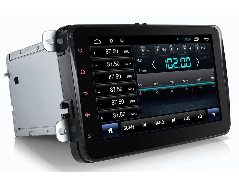 Best 4 Quad, 16GB Nand Flash, For VW Touran DVD GPS Navigation for Volkswagen Touran Radio Android 4.4.4 System 8 inch screen 0