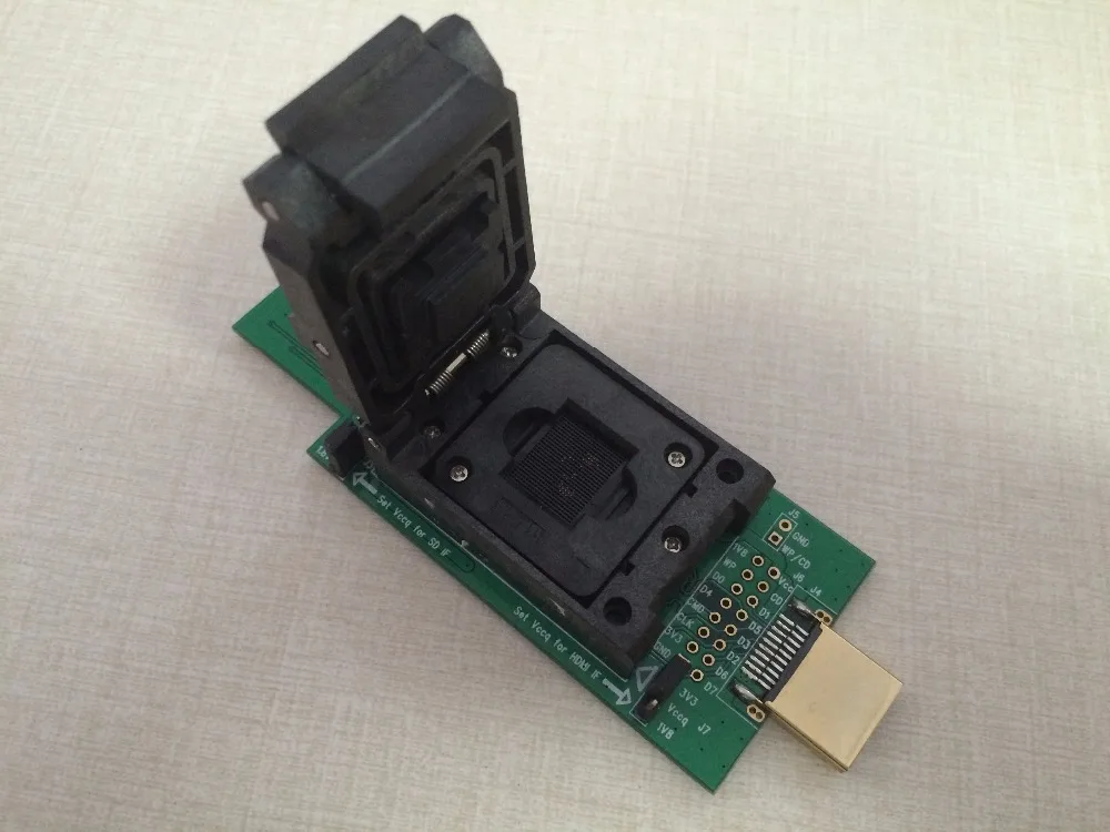  eMMC socket test flash chip eMMC153 socket eMMC169 BGA169 socket BGA153 Android phone flash data ba