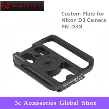

SUNWAYFOTO PN-D3N Tripod Head Quick Release Custom Plate for Nikon D3 D3S Camera Tripod Head Plate Specific Aluminum