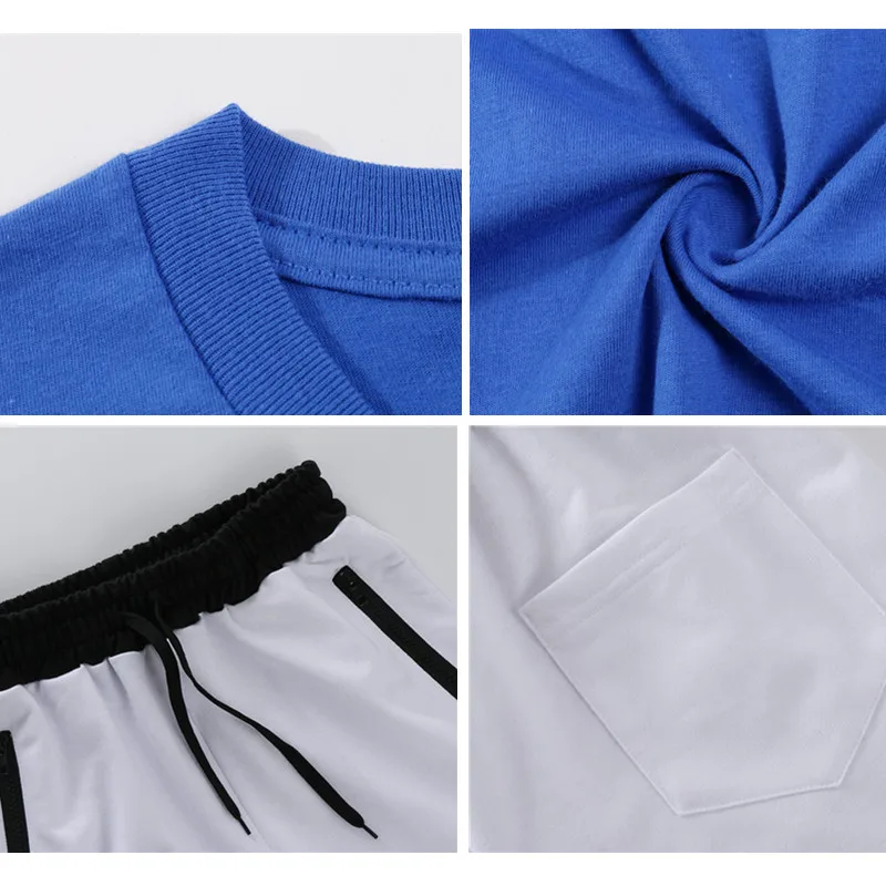 50% OFF New Billie Eilish Men's Sets T Shirts+Shorts Two Piece Suit Tracksuit Men Women Casual Tshirts Workout Fitness Sets Jogger Suits