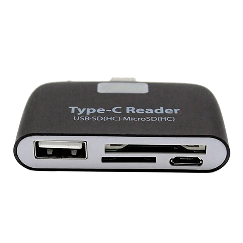 3 в 1 USB 2,0 Тип USB-C TF micro OTG кардридер для Macbook телефон планшет