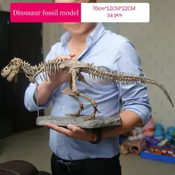 Большой динозавр ископаемое череп животных модель игрушечные лошадки тираннозавр рекс собрать Скелет предметы мебели украш