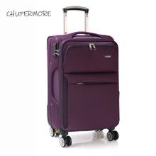Chupermore для мужчин Оксфорд сумки на колёсиках Spinner бренд чемодан колёса 20 дюймов женщин вести пароль тележка