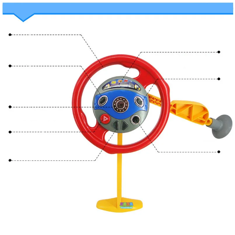 Развивающие игрушки для детей, детские электронные задники, водительские сиденья, игрушка с рулевым колесом, игра, свет, звук 40LY18