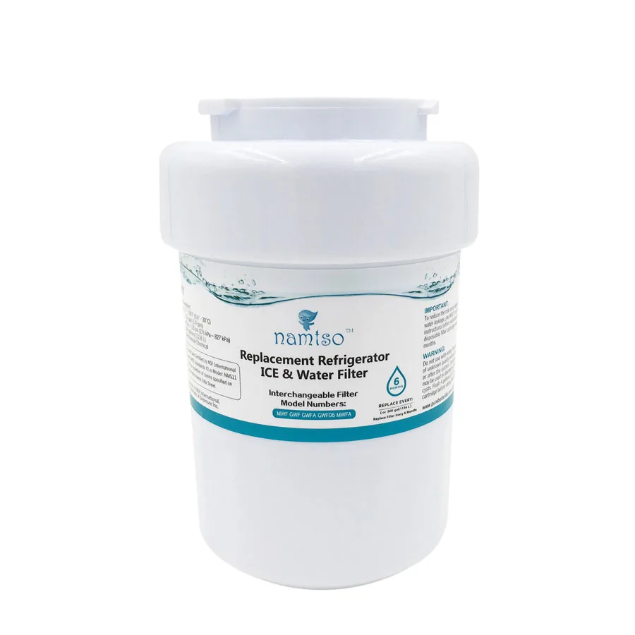 Namtso Refrigerator Water Filter Smartwater Cartridge for GE MWF GWF Smart Water MWFP WF287 WSG-1 46-9991 NMS11 1 Piece Namtso Refrigerator Water Filter Smartwater Cartridge for GE MWF GWF Smart Water MWFP WF287 WSG-1 46-9991 NMS11 1 Piece