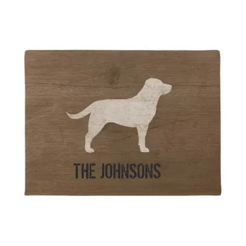 

Labrador Retriever Personalized Doormat Home Decoration Entry Non-slip Door Mat Rubber Washable Floor Home Rug Carpet