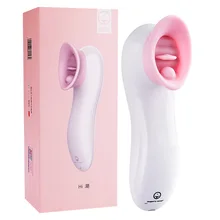 Tongue Vibrator Licking Sex Machine Clitoris Stimulator Masturbator Wand Massager Blowjob Nipple Vibrators For Women Adult Toys